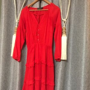 Red “Sunday In Brooklyn” Dress Fiesta Vibes ❤️💃